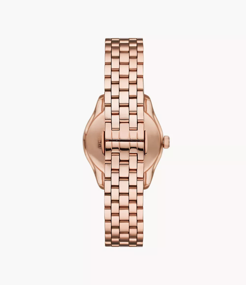 AR11615 Emporio Armani | Three-Hand Date Rose Gold-Tone Watch (Women)