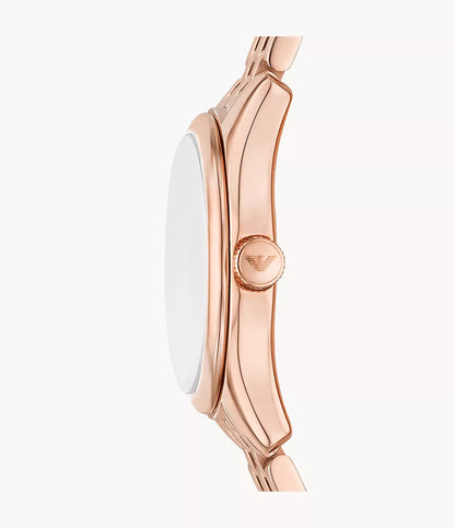 AR11615 Emporio Armani | Three-Hand Date Rose Gold-Tone Watch (Women)