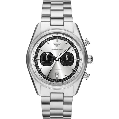 Emporio Armani Quartz Silver Dial Chronograph Analog Men's Watch AR11636