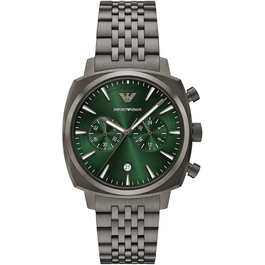 Emporio Armani Green Dial Analog Chronograph Men's Watch AR11689