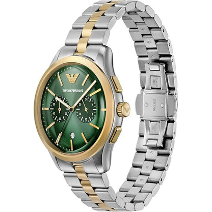 Emporio Armani Chronograph Two Tone Stainless Steel Men Watch AR11692