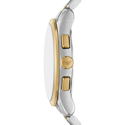 Emporio Armani Chronograph Two Tone Stainless Steel Men Watch AR11692