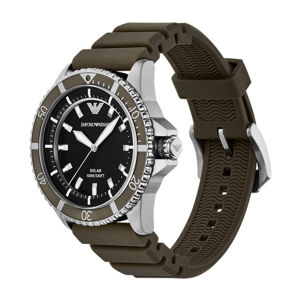 Emporio Armani World Explorer Solar-Powered Three-Hand Men Watch AR11699