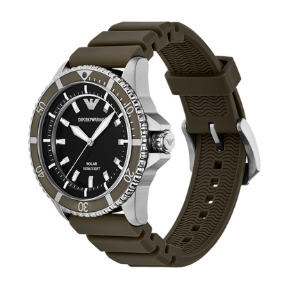 Emporio Armani World Explorer Solar-Powered Three-Hand Men Watch AR11699