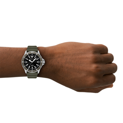 Emporio Armani World Explorer Solar-Powered Three-Hand Men Watch AR11699