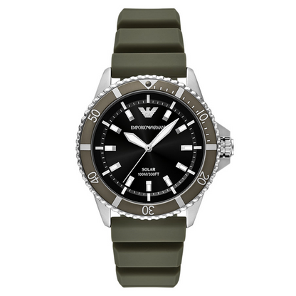 Emporio Armani World Explorer Solar-Powered Three-Hand Men Watch AR11699