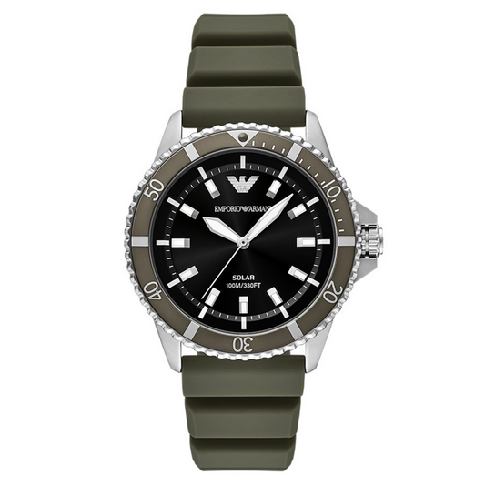 Emporio Armani World Explorer Solar-Powered Three-Hand Men Watch AR11699
