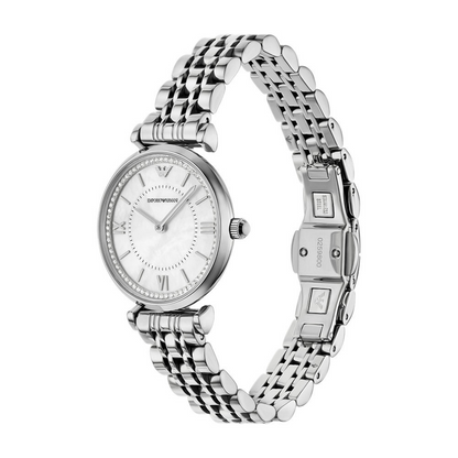 Emporio Armani Mother of Pearl Dial Analog Women Watch AR11701
