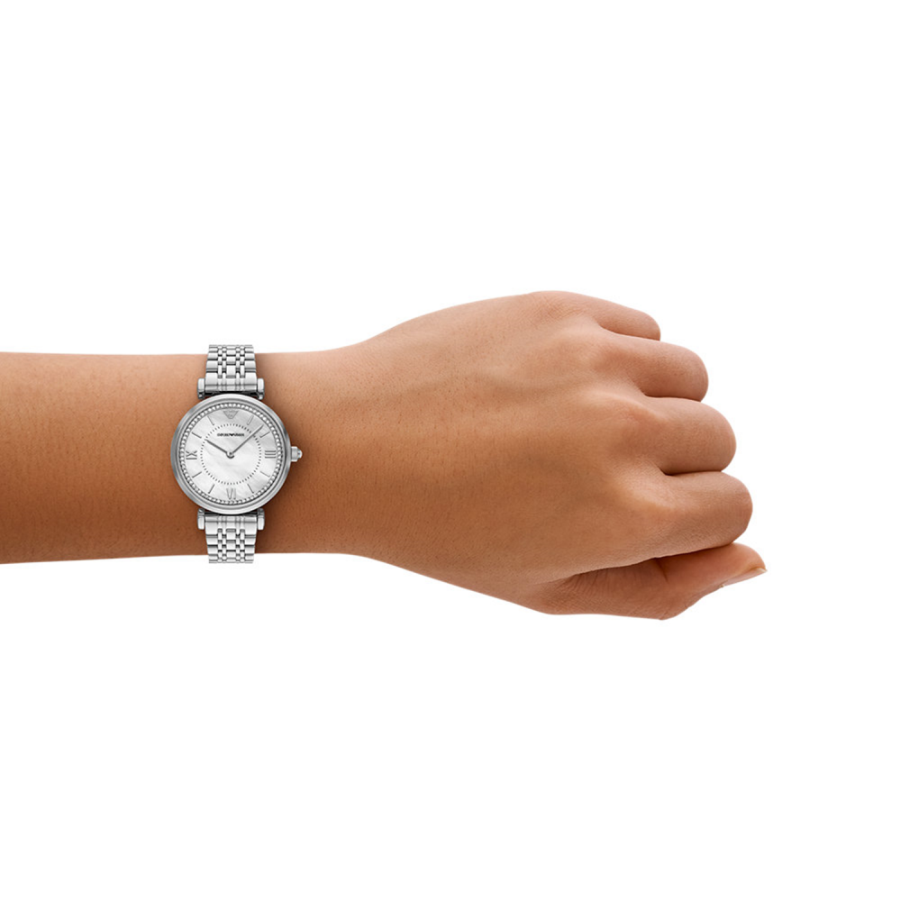 Emporio Armani Mother of Pearl Dial Analog Women Watch AR11701