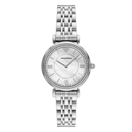 Emporio Armani Mother of Pearl Dial Analog Women Watch AR11701