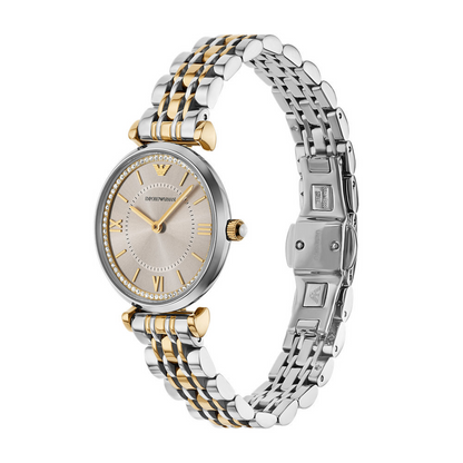 Emporio Armani Two-Hand Two-Tone Stainless Steel Men Watch AR11702