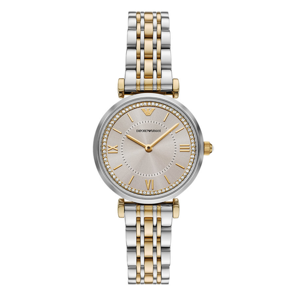 Emporio Armani Two-Hand Two-Tone Stainless Steel Men Watch AR11702