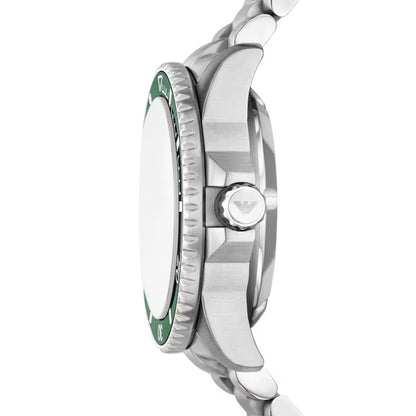 Emporio Armani Sea Explorer Green Dial Automatic Men Watch AR60088