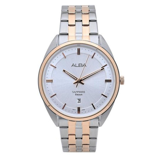 ALBA Quartz Silver Dial Analog Stainless Steel Men's Watch AS9L08X1