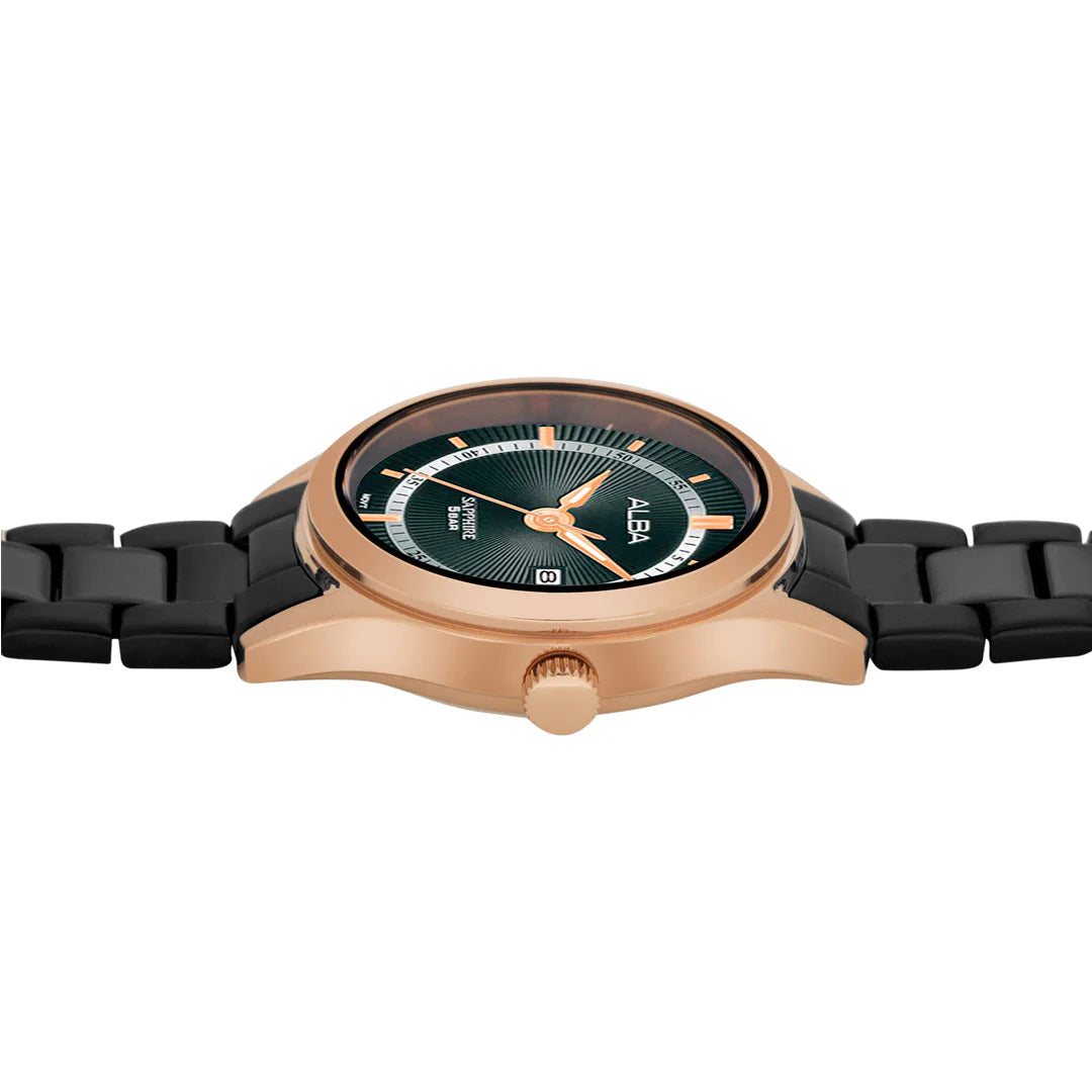 ALBA Asterix Black Dial Men's Watch - AS9R10X1