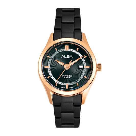 ALBA Asterix Black Dial Men's Watch - AS9R10X1