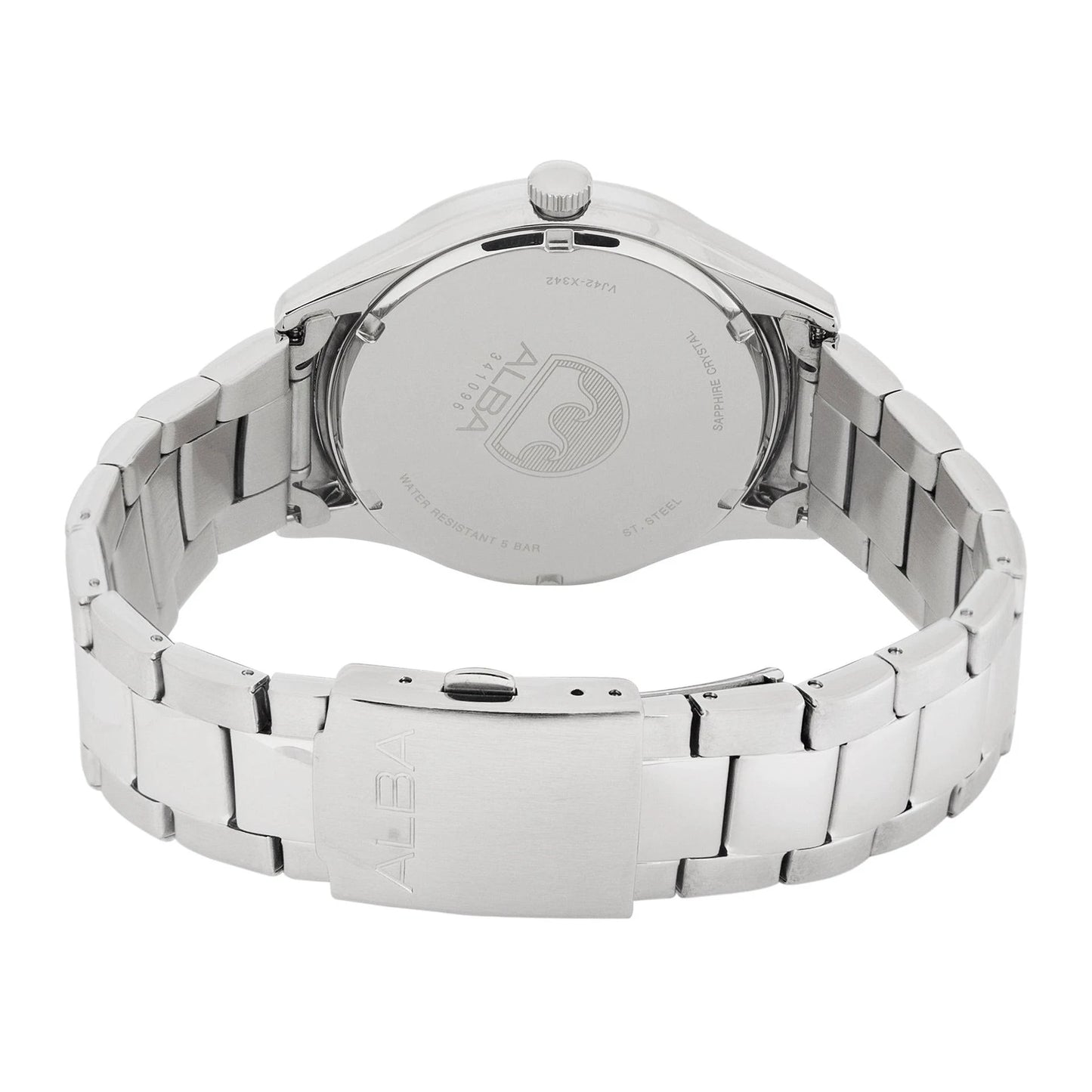 ALBA Asterix Black Dial with Metal Strap Men's Watch AS9R19X1