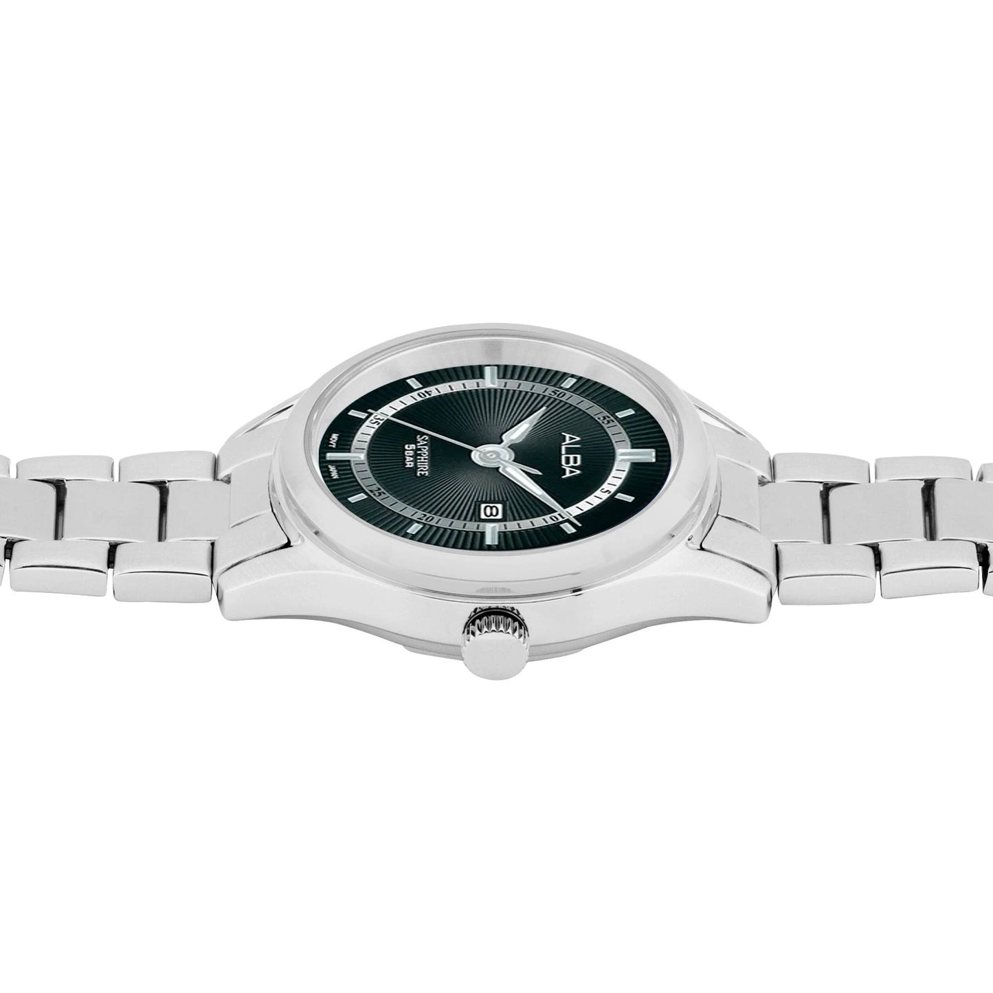 ALBA Asterix Black Dial with Metal Strap Men's Watch AS9R19X1