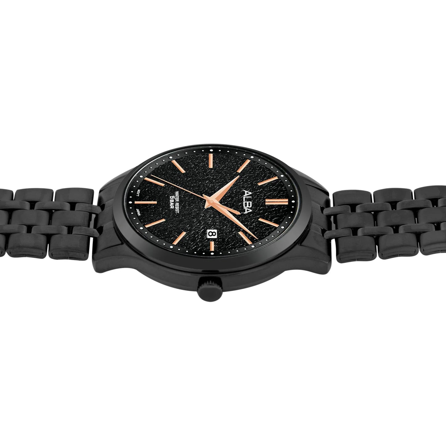 ALBA Black Marble Dial Men's Watch AS9R25X1