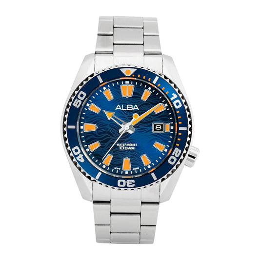 ALBA Blue Surf Dial Water Resistant Men's Watch - AS9R67X1