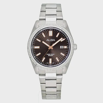 ALBA Brown Textured Dial Men's Watch AS9S65X1