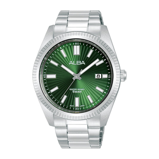 ALBA Green patterned dial Men's Watch AS9S67X1