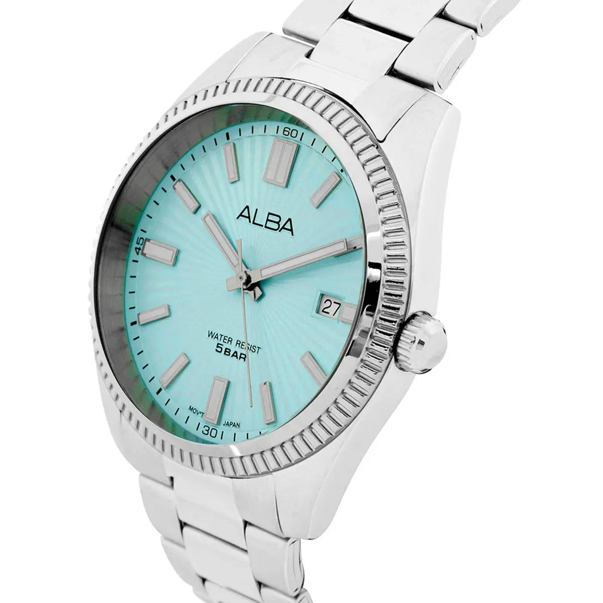 ALBA Quartz Pale Turquoise Blue Dial Analog Men's Watch AS9S71X1