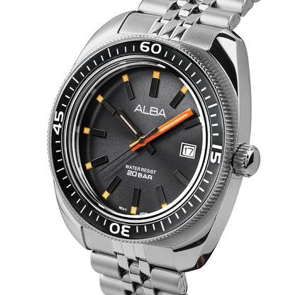 ALBA Davy's Grey Dial Quartz Analog Men's Watch AS9T87X1