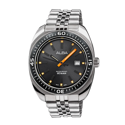 ALBA Davy's Grey Dial Quartz Analog Men's Watch AS9T87X1