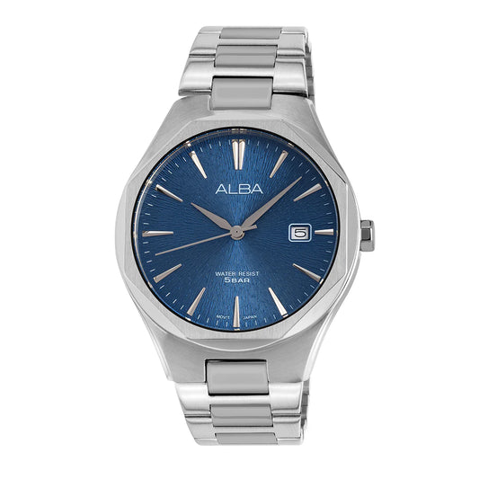 ALBA Midnight Blue Dial Stainless Steel Men's Watch AS9U57X1