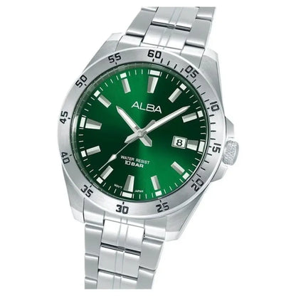 ALBA Active Quartz Green Dial Analog Men's Watch AS9V43X1