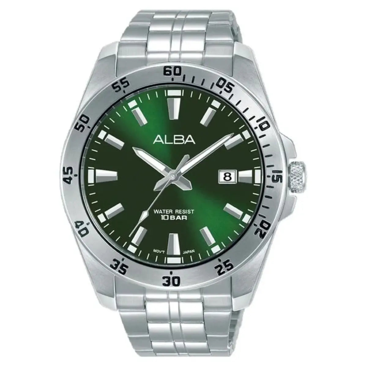 ALBA Active Quartz Green Dial Analog Men's Watch AS9V43X1