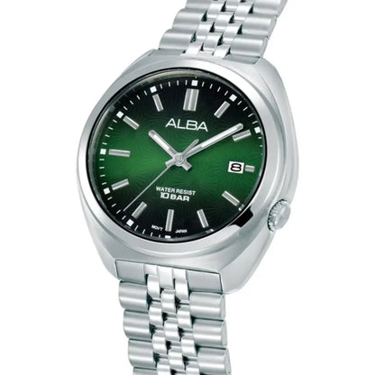 ALBA Quartz Signature Green Dial Analog Men's Watch AS9W31X1