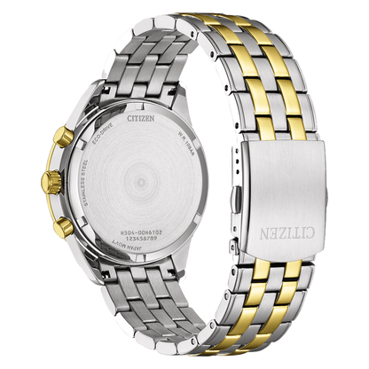CITIZEN Eco-Drive Green Dial Analog Chronograph Men's Watch AT2604-56X