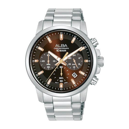 ALBA Brown dial Men's Watch - AT3J51X1