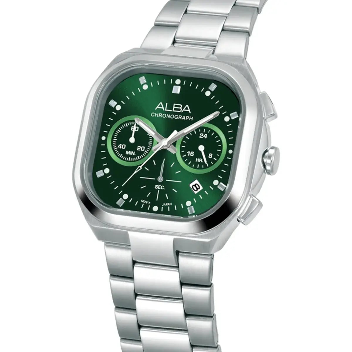 ALBA Retro Sport Emerald Green Dial Chronograph Men's Watch AT3K99X1
