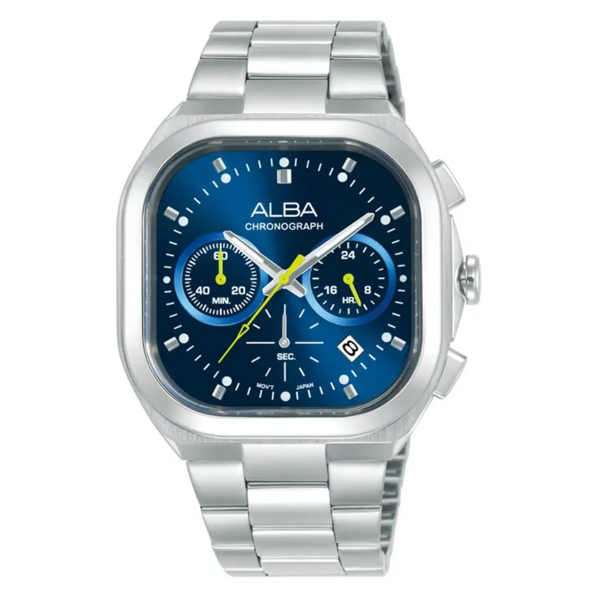 ALBA Retro Sport Emerald Blue Dial Analog Chronograph Men's Watch AT3L01X1