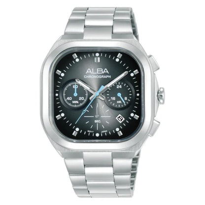 ALBA Retro Sport Emerald Black Gradiation Dial Chronograph Men's Watch AT3L03X1