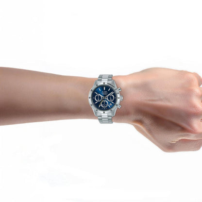 ALBA Blue Sunray Dial Analog Chronograph Men's Watch AT3L25X1