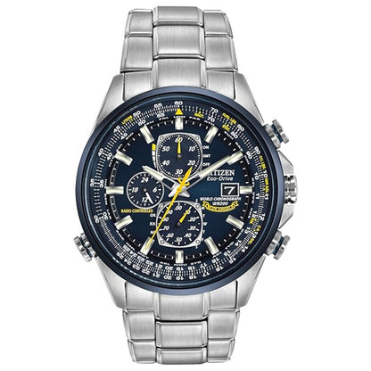 CITIZEN Eco-Drive Blue Dial Analog Stainless Steel Men's Watch-AT8020-54L