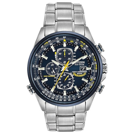 CITIZEN Eco-Drive Blue Dial Analog Stainless Steel Men's Watch-AT8020-54L