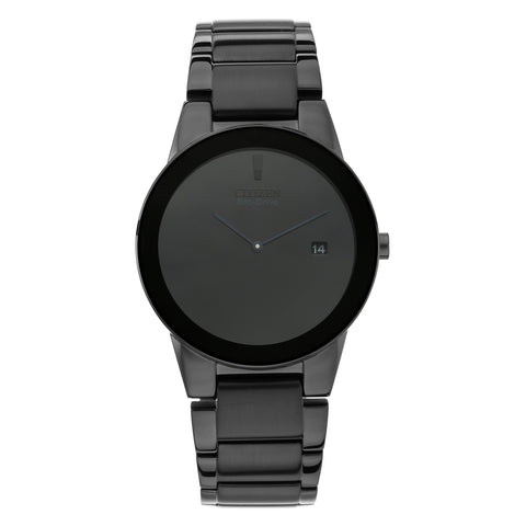 Citizen Eco-Drive Axiom All Black Men's Watch - AU1065-58E - Buy Now at Sai Creations Watches