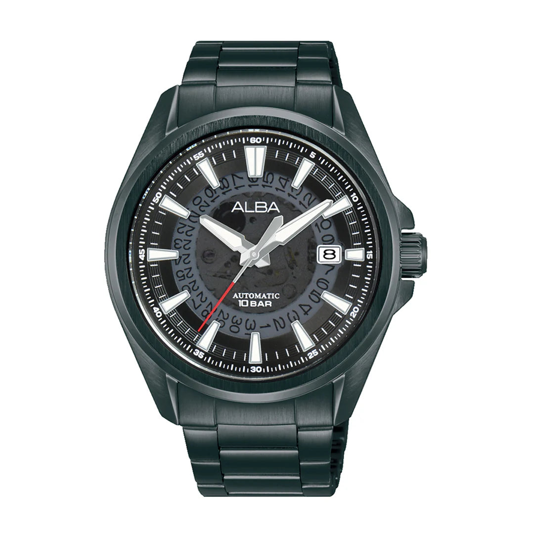 Alba Skeleton ALBA Black Skeleton Dial Automatic Men's Watch - AU4025X1 – Sai ...