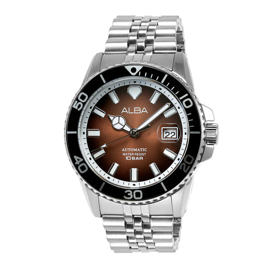 ALBA Caramel Dial Automatic Men's Watch AU4057X1
