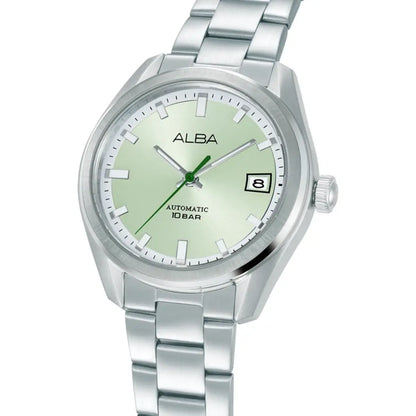 ALBA Mechanical Green Dial Analog Automatic Men's Watch AU4099X1
