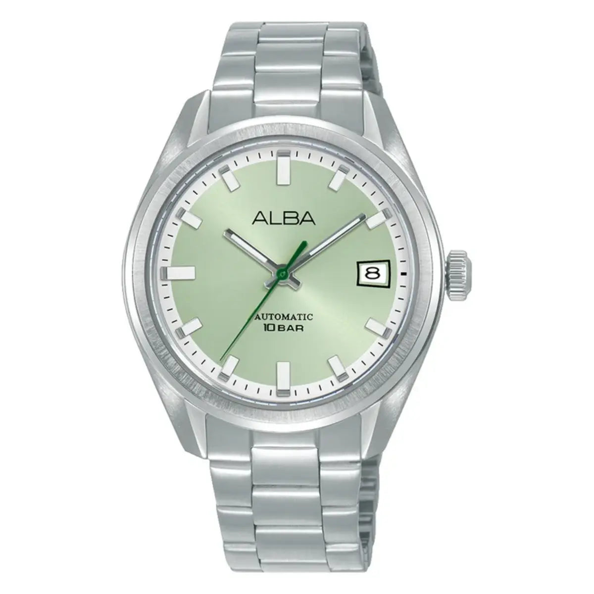 ALBA Mechanical Green Dial Analog Automatic Men's Watch AU4099X1