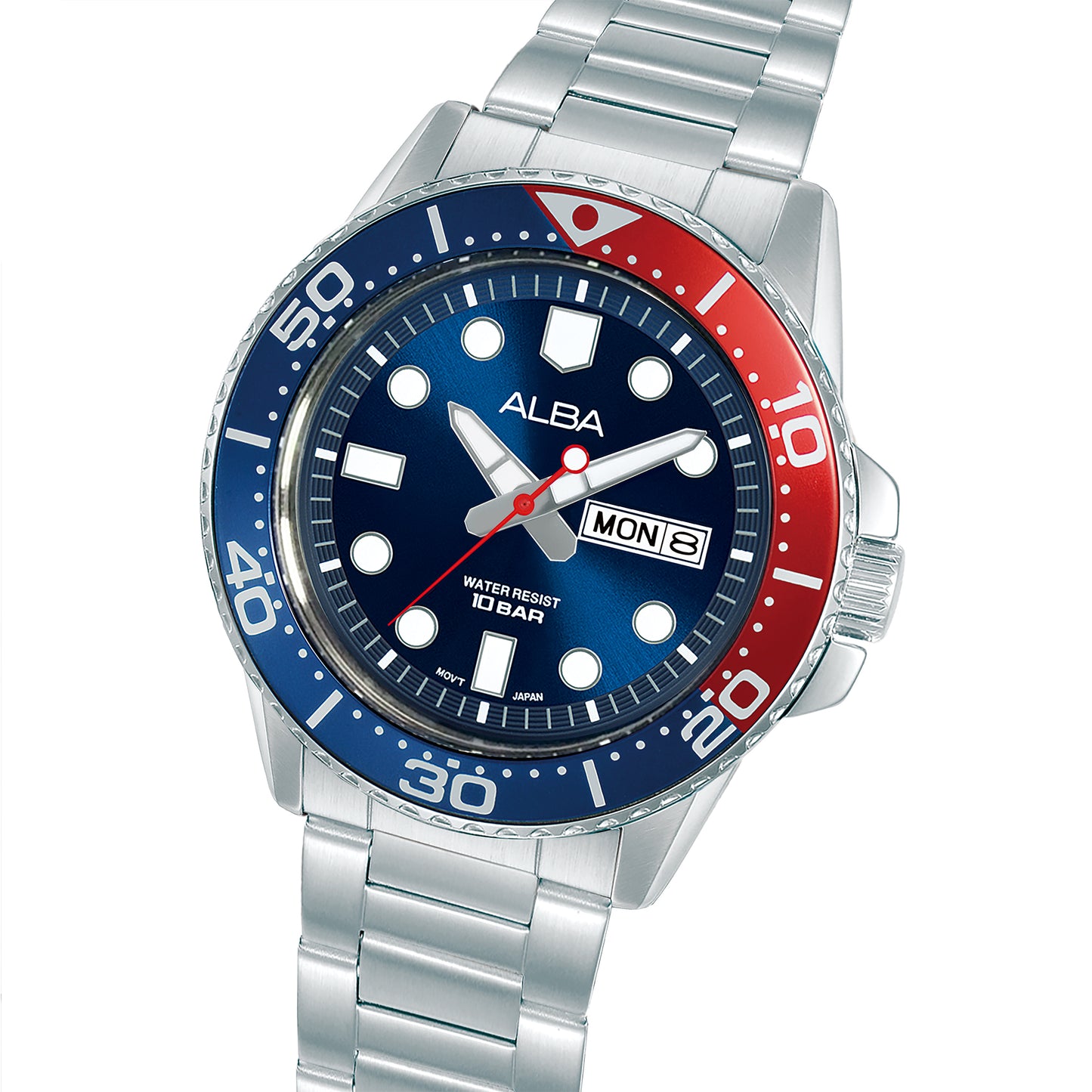 ALBA 42.5mm Blue Active Quartz Timepiece for Men AV3593X1