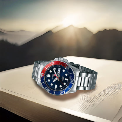 ALBA 42.5mm Blue Active Quartz Timepiece for Men AV3593X1