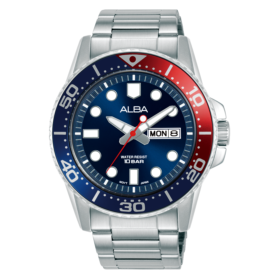 ALBA 42.5mm Blue Active Quartz Timepiece for Men AV3593X1