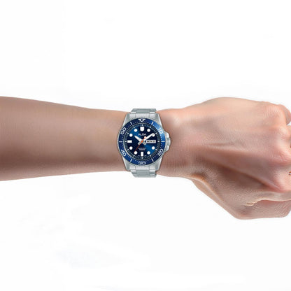ALBA Active Blue Dial Analog Stainless Steel Men's Watch AV3597X1